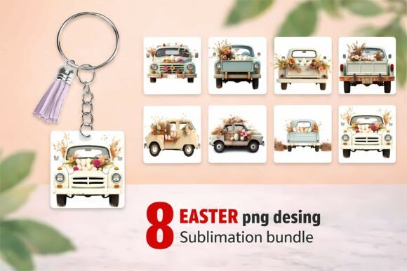 Drive Into Spring: The Charm of Retro Cars and Easter Eggs in Modern Crafting