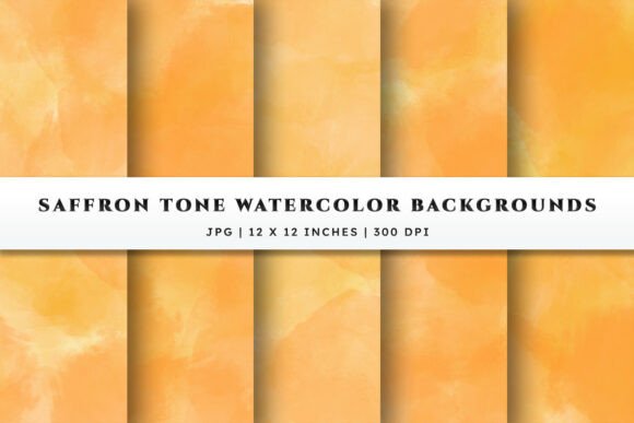 Elevate Designs with Saffron Watercolor