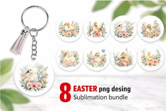 Elevate Spring Designs with Adorable Duck PNGs