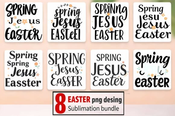 Elevating Spring Crafts with the 8 Easter PNG Sublimation Bundle