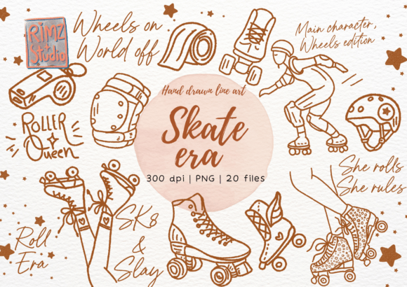 Evaluating Skate Era Doodle Clipart: A Guide to Hand-Drawn PNG Assets for Creators