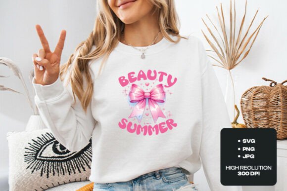 Evaluating the Beauty in Summer Pink Bow Graphic for Commercial and Personal Projects