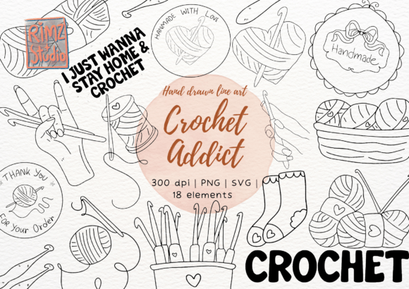 Evaluating the Crochet Elements SVG Bundle Hand Drawn for Modern Creative Workflows