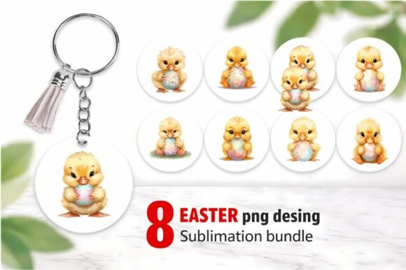 Integrating the 8 Easter Chick with Eggs PNG Sublimation Bundle into Your Creative Workflow
