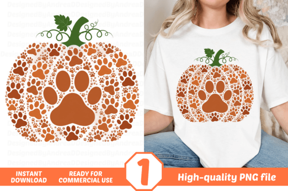 Pumpkin Dog: A Versatile Sublimation Design for Every Creator