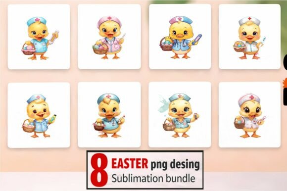 Unleashing Creativity: The Ultimate Guide to the Easter Nurse Duck PNG Sublimation Bundle