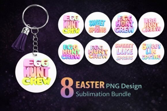 Unleashing Spring Creativity with the 8 Easter PNG Sublimation Bundle