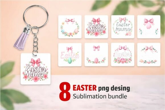Unlocking Creative Potential with the 8 Easter Mama with Floral and B Sublimation Bundle