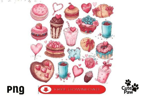 Unlocking Creativity with FREE Valentine's Day Dessert Clipart for Your Next Project