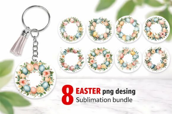 Unlocking Spring Creativity: A Guide to Easter Egg Wreath PNG Sublimation Bundles